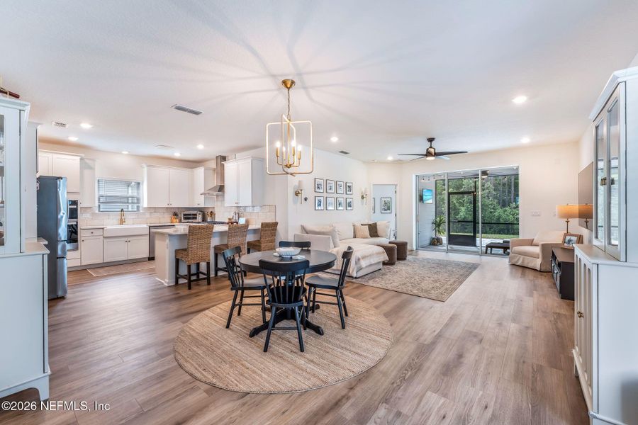 Furnished interior view inside a new home in , St. Augustine (Image 35).