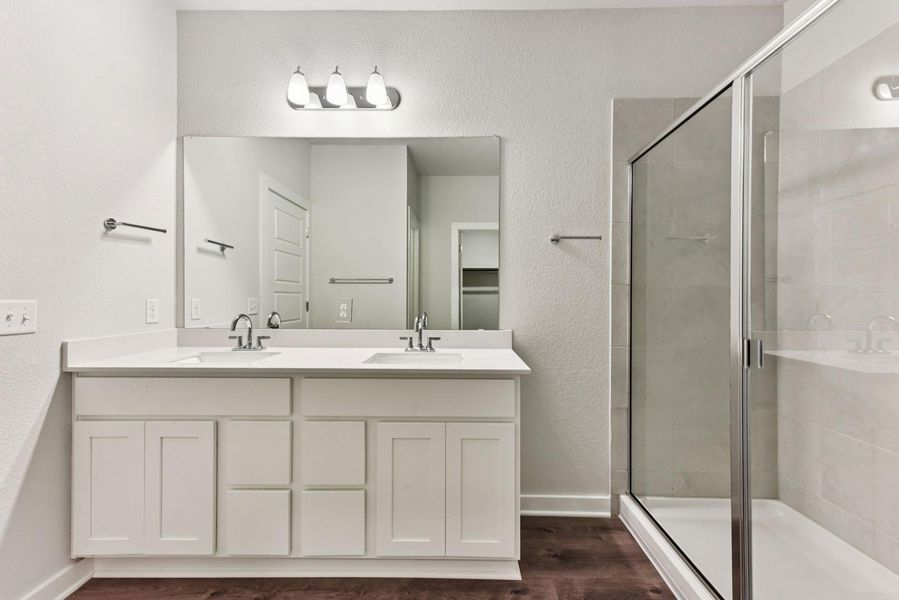 Furnished interior view inside a new home in The Glen at Stallion Run, Buda (Image 9).