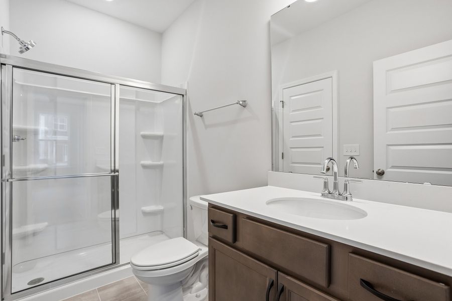 Furnished interior view inside a new home in Renaissance at White Oak, Garner (Image 18).