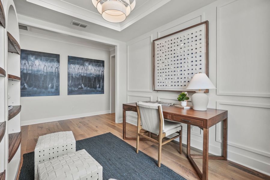 Furnished interior view inside a new home in Carolina Riverside, Belmont (Image 11).