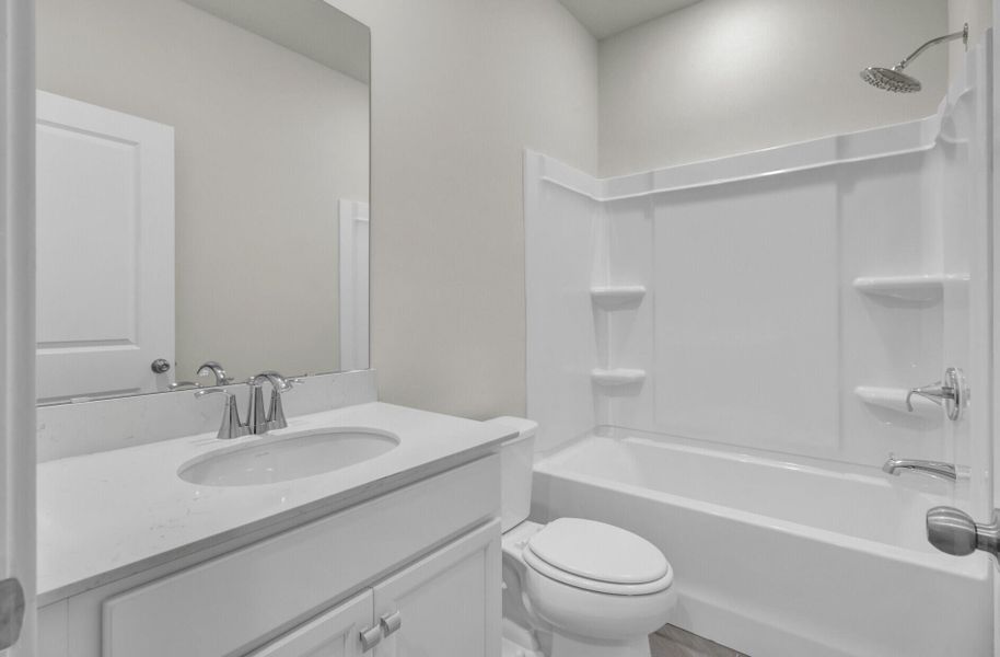 Furnished interior view inside a new home in Indigo Grove Townhomes, Johns Island (Image 9).