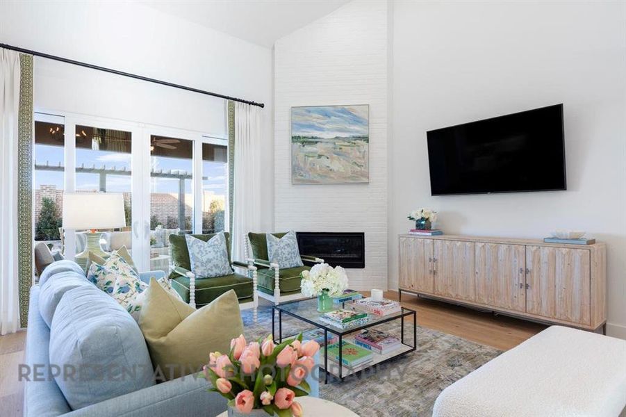 Furnished interior view inside a new home in Sonoma Verde: 70ft. lots, McLendon-Chisholm (Image 10). Furnished interior view inside a new home in Sonoma Verde: 70ft. lots, McLendon-Chisholm (Image 10).