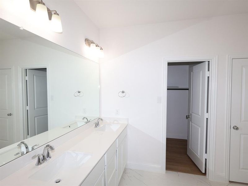 Furnished interior view inside a new home in Lily Creek at Sutton Fields, Aubrey (Image 7). Furnished interior view inside a new home in Lily Creek at Sutton Fields, Aubrey (Image 7).