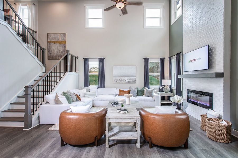 Furnished interior view inside a new home in Acacia, Cumming (Image 11).
