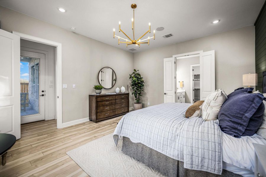 Furnished interior view inside a new home in Heritage, Dripping Springs (Image 10). Furnished interior view inside a new home in Heritage, Dripping Springs (Image 10).