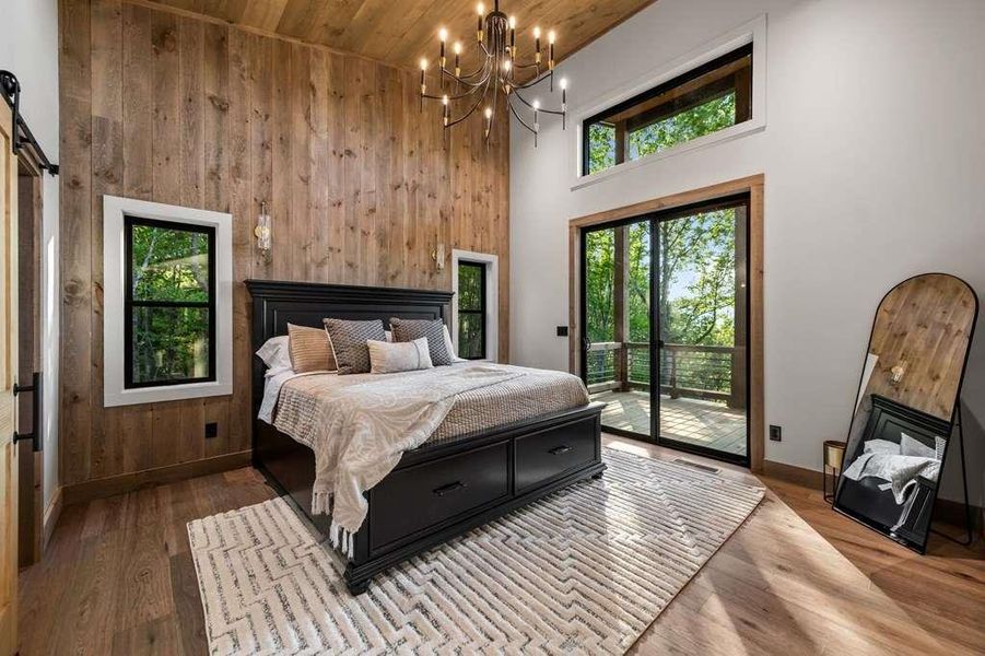 Furnished interior view inside a new home in , Blue Ridge (Image 10).