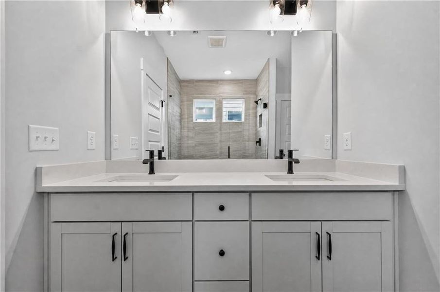 Furnished interior view inside a new home in Twin Lakes, Hoschton (Image 8).