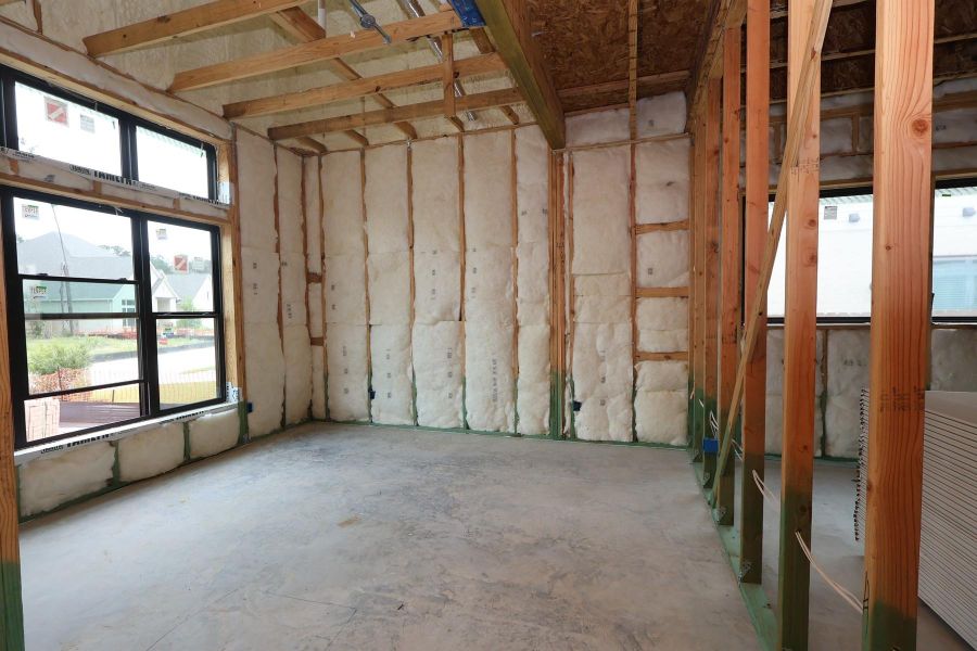 In-progress construction of a new home in ARTAVIA - Parkview Collection, Conroe, TX (Image 6). In-progress construction of a new home in ARTAVIA - Parkview Collection, Conroe, TX (Image 6).