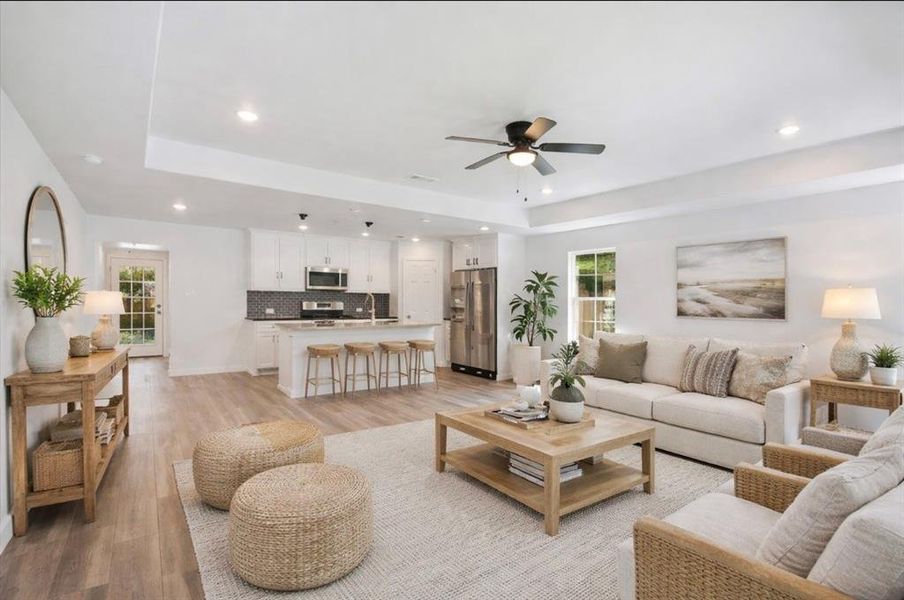 Furnished interior view inside a new home in , Sherman (Image 9).