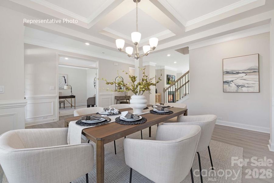 Furnished interior view inside a new home in Sylvan Creek, Denver (Image 31).