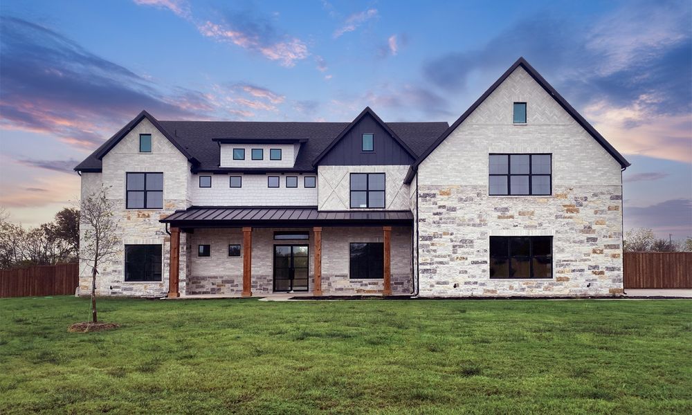 Front exterior of a new home in Hidden Valley I, Princeton, TX, highlighting curb appeal (Image 1). Front exterior of a new home in Hidden Valley I, Princeton, TX, highlighting curb appeal (Image 1).