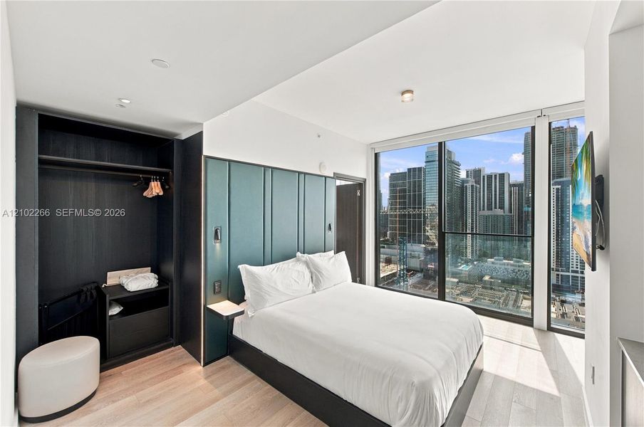 Furnished interior view inside a new home in , Miami (Image 21).