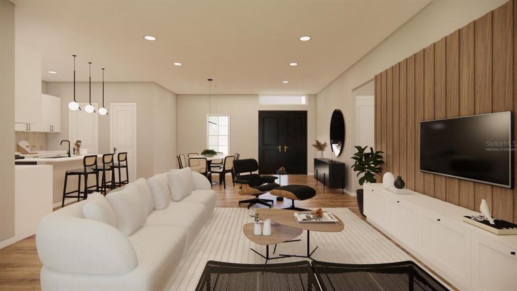 Furnished interior view inside a new home in , North Port (Image 6).