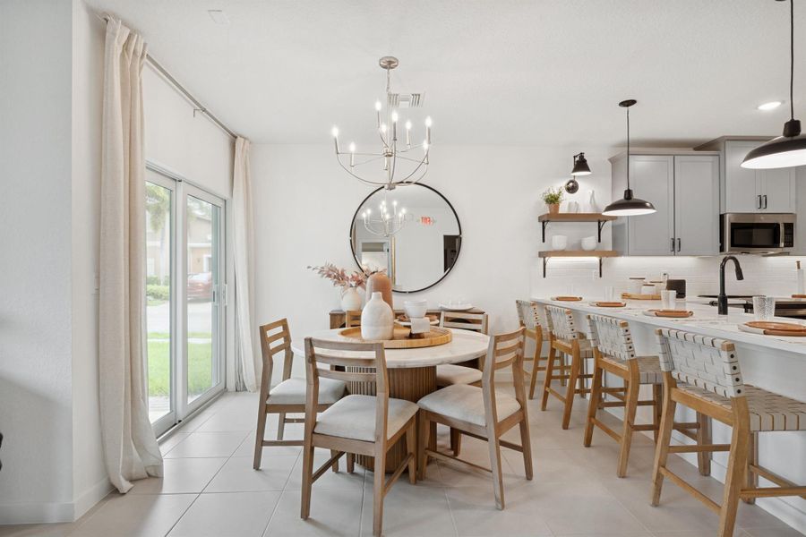 Furnished interior view inside a new home in , Fort Pierce (Image 31).