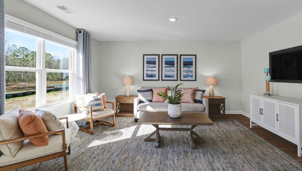 Furnished interior view inside a new home in Holly Oaks, Statesboro (Image 11).