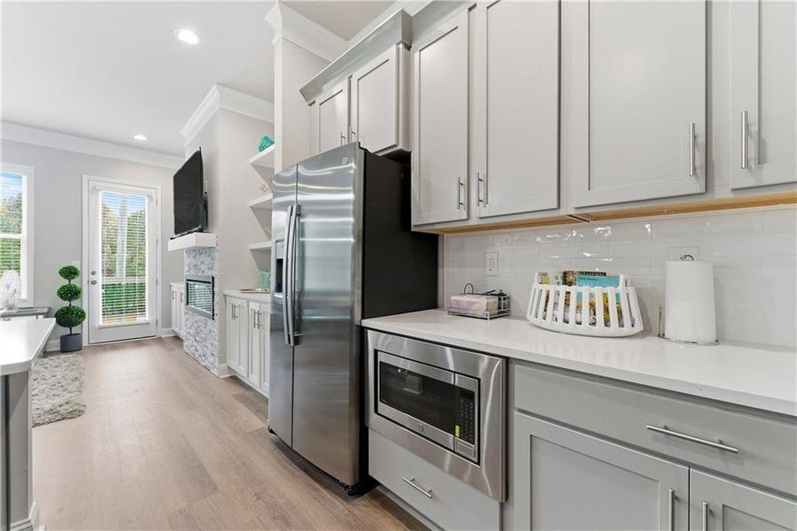 Furnished interior view inside a new home in , Decatur (Image 16).