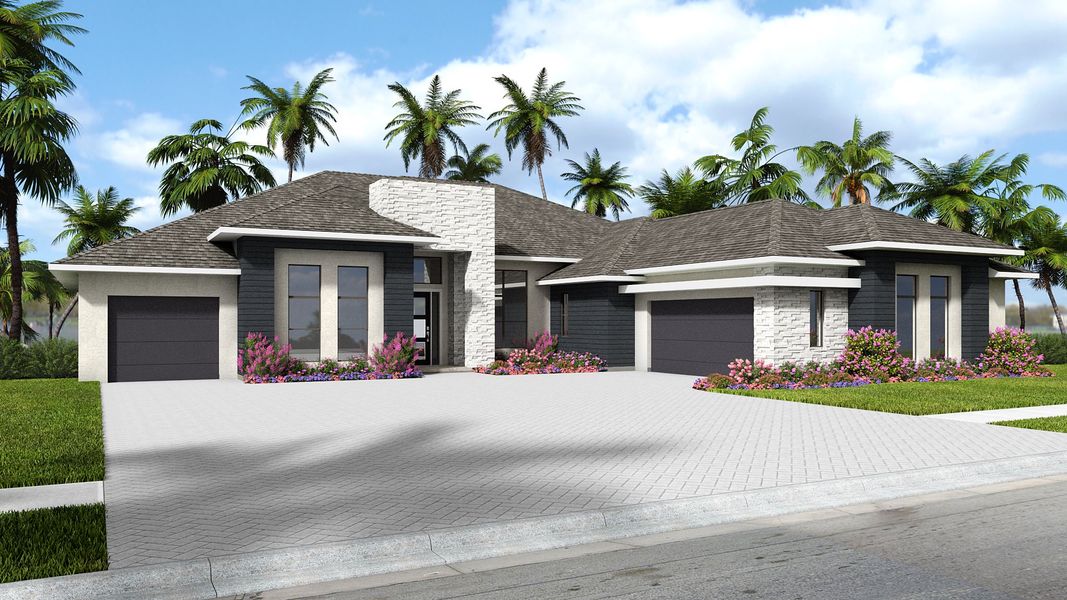 Front exterior of a home in the Star Farms At Lakewood Ranch 90' community, located in Lakewood Ranch, FL (Image 20).
