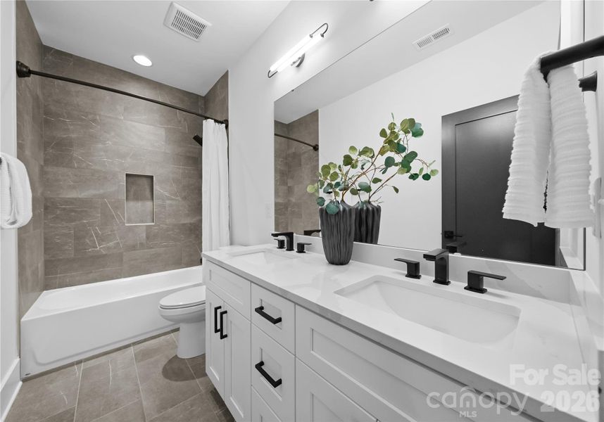 Furnished interior view inside a new home in , Charlotte (Image 16).