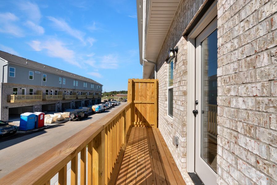 Exterior details and patio area of a home in Sweetbriar Place, Lebanon (Image 2). Exterior details and patio area of a home in Sweetbriar Place, Lebanon (Image 2).