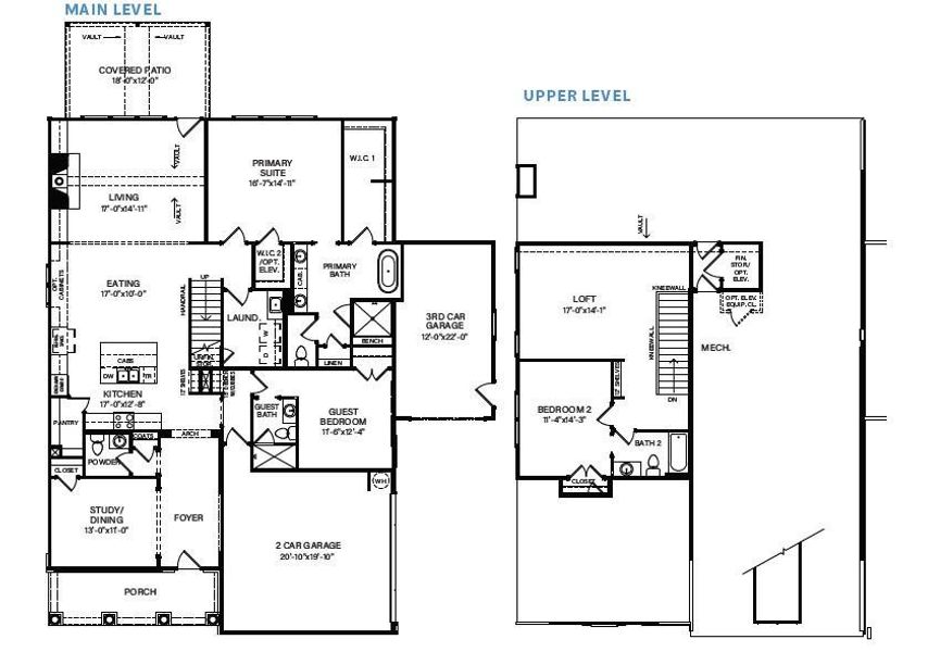 2D floor plan layout of this home in , Waleska, GA (Image 3).