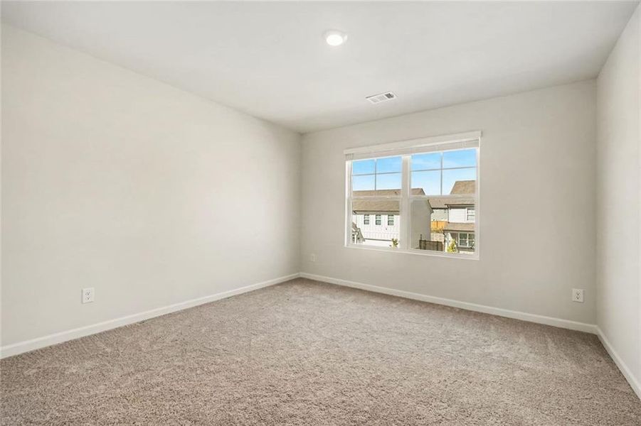 Spacious, unfurnished interior of a new home in Hamptons at Riverwood South, Dallas (Image 21).