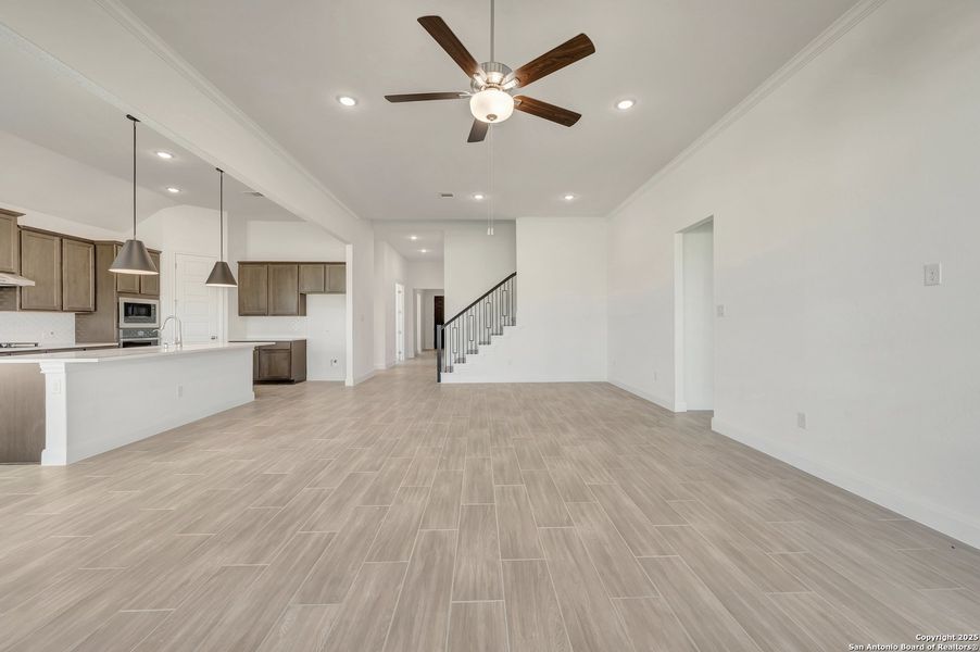 Spacious, unfurnished interior of a new home in Everly Estates, San Antonio (Image 16). Spacious, unfurnished interior of a new home in Everly Estates, San Antonio (Image 16).