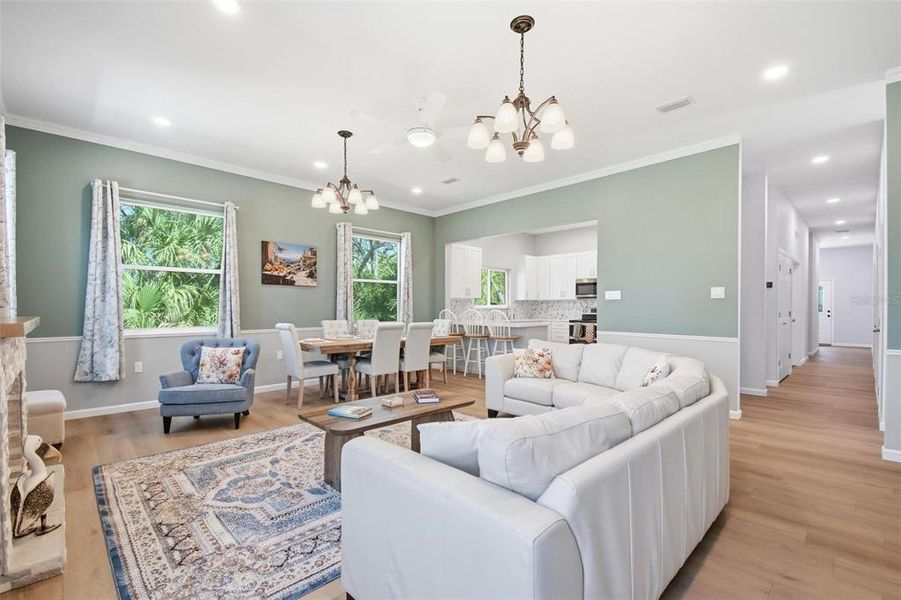 Furnished interior view inside a new home in , Flagler Beach (Image 49).