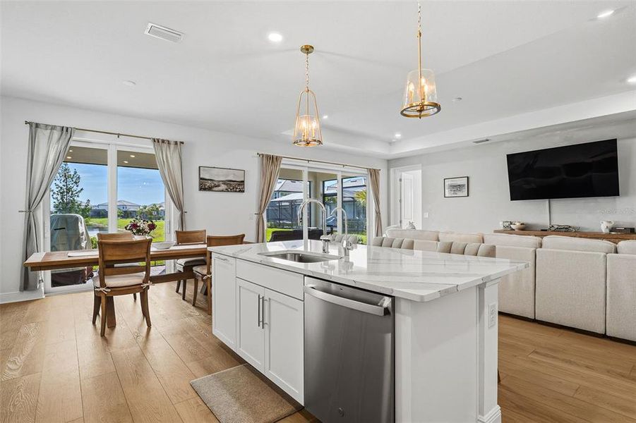 Furnished interior view inside a new home in Sweetwater at Lakewood Ranch, Bradenton (Image 17).