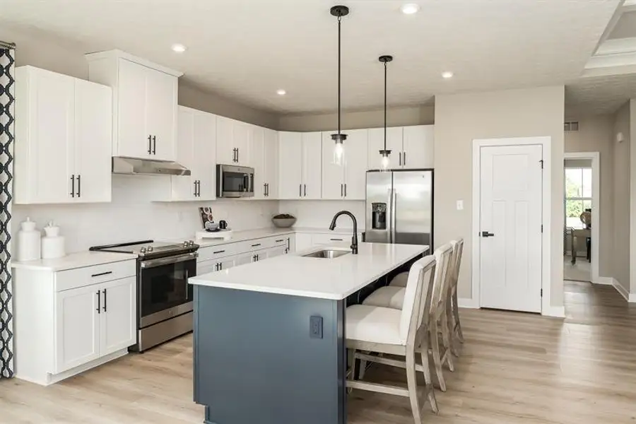 Furnished interior view inside a new home in The Retreat at Bridle Creek, White House (Image 3).