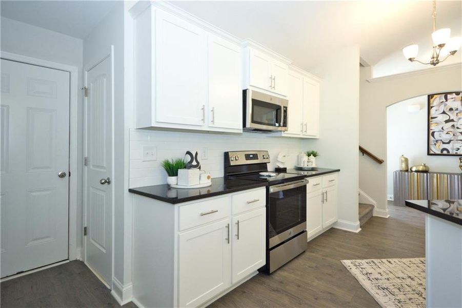 Furnished interior view inside a new home in , Covington (Image 14).
