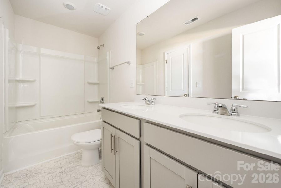 Furnished interior view inside a new home in Secrest Commons, Monroe (Image 13).