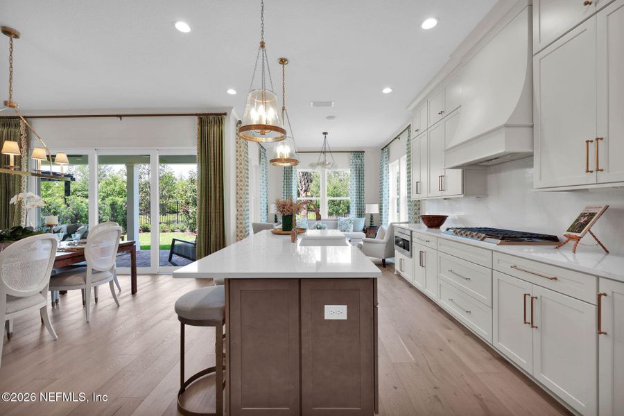 Furnished interior view inside a new home in Mariposa at EverRange 40' Series, Jacksonville (Image 36).