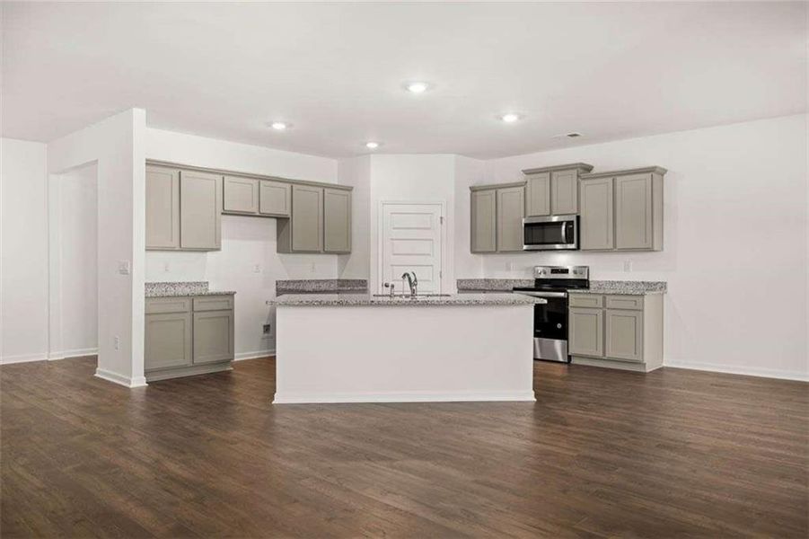 Furnished interior view inside a new home in Preserve at Dove Creek, Statham (Image 6).
