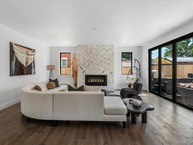 Furnished interior view inside a new home in , Denver (Image 41). Furnished interior view inside a new home in , Denver (Image 41).