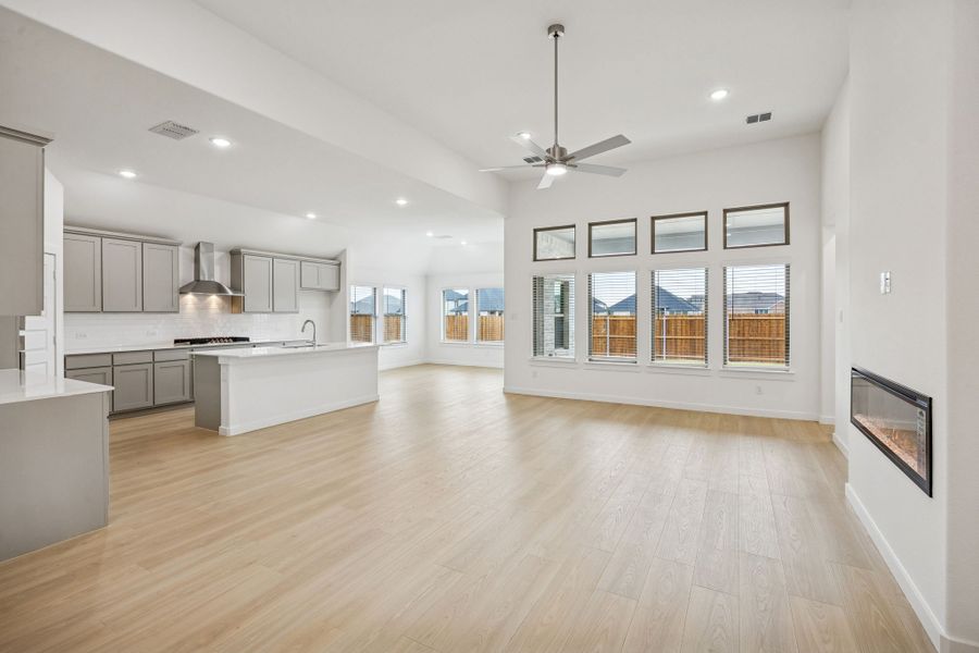 Open Floor Plan in the Gilmour II home plan by Trophy Signature Homes – REPRESENTATIVE PHOTO