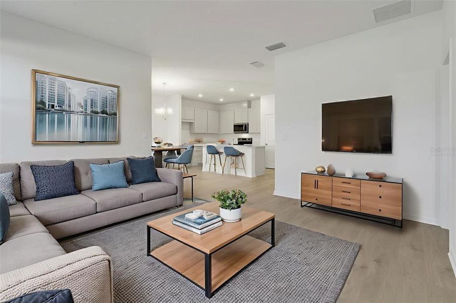 Furnished interior view inside a new home in Seaport Village, Tavares (Image 8).