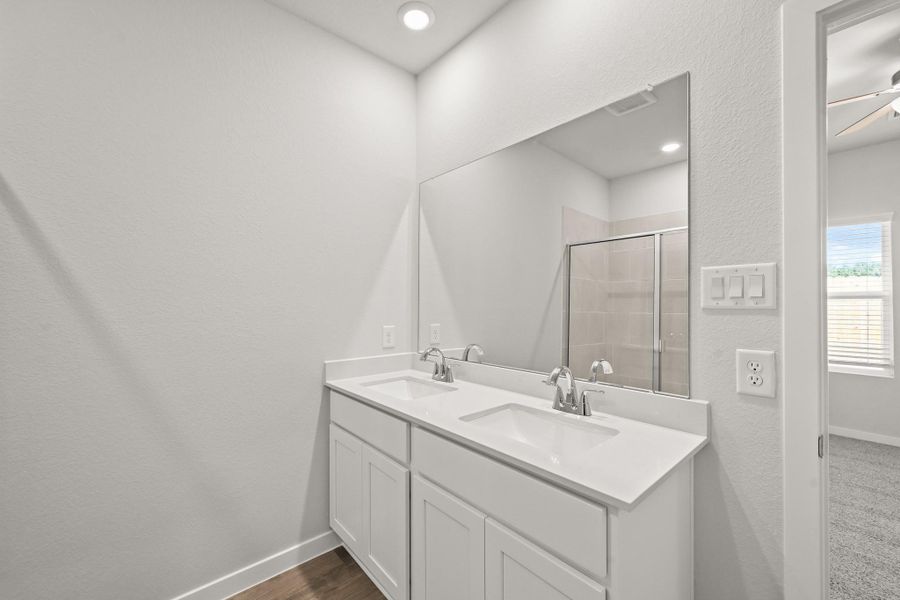 Furnished interior view inside a new home in Northpark South, Porter (Image 5). Furnished interior view inside a new home in Northpark South, Porter (Image 5).