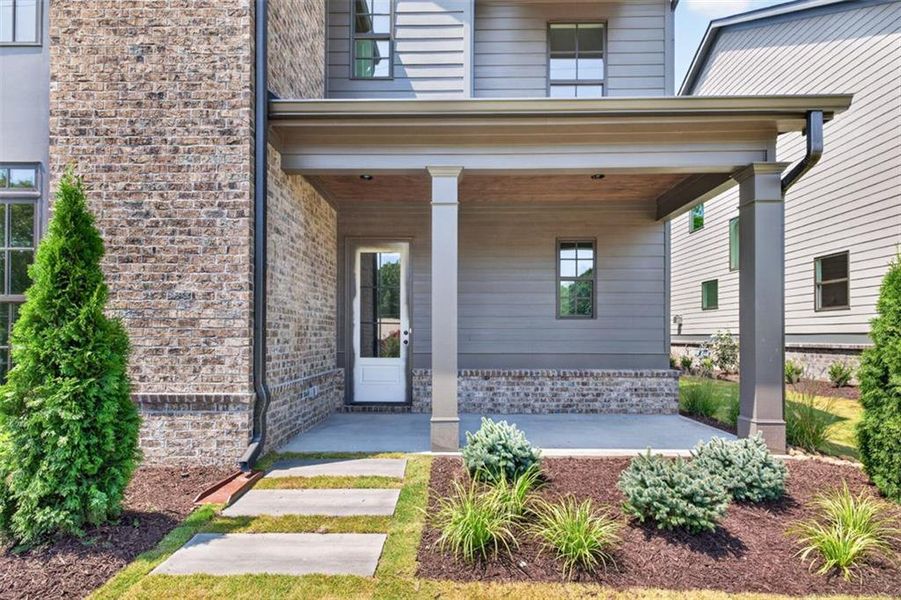 Exterior details and patio area of a home in , Flowery Branch (Image 3). Exterior details and patio area of a home in , Flowery Branch (Image 3).
