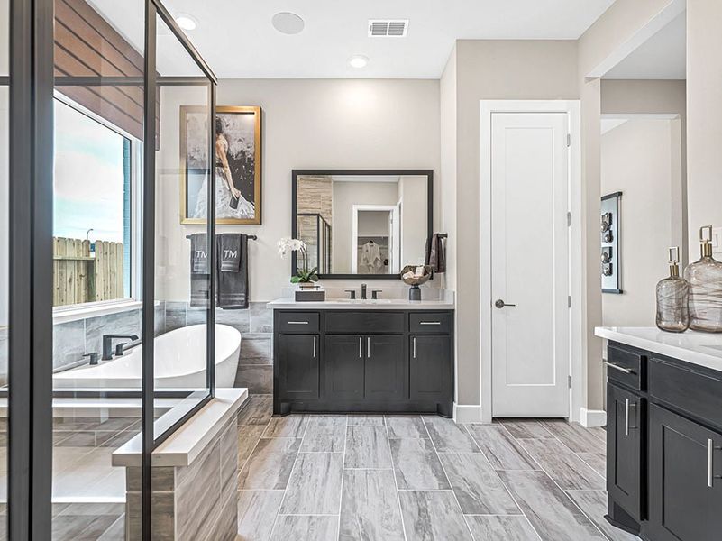 Representative furnished interior of a home built from the Palisade by Taylor Morrison in Avalon at Friendswood, Friendswood (Image 36).