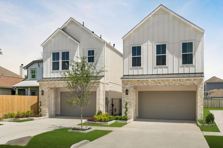 Front exterior of a new home in , Houston, TX, highlighting curb appeal (Image 27).