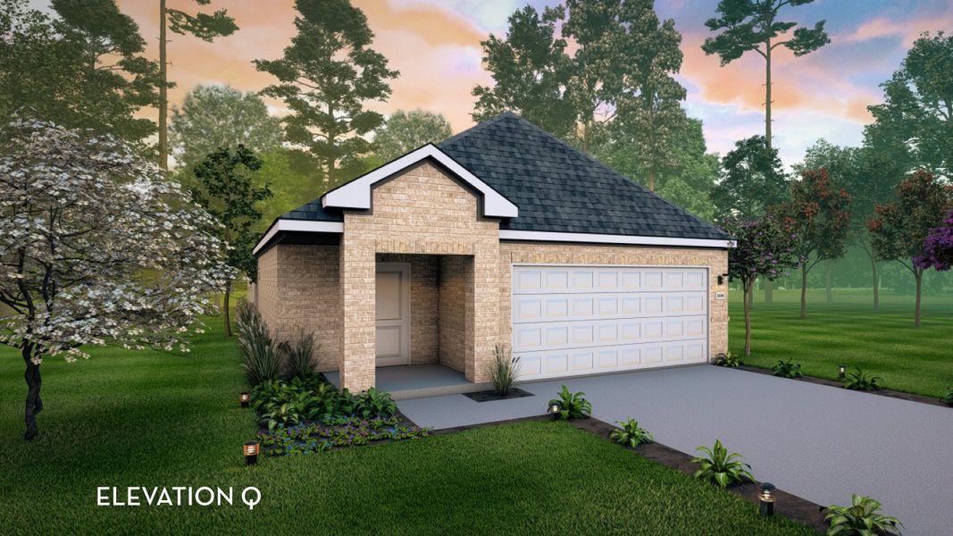 Representative exterior photo of a completed home built from the Maple by CastleRock Communities in Westridge, McKinney, TX (Image 1). Representative exterior photo of a completed home built from the Maple by CastleRock Communities in Westridge, McKinney, TX (Image 1).