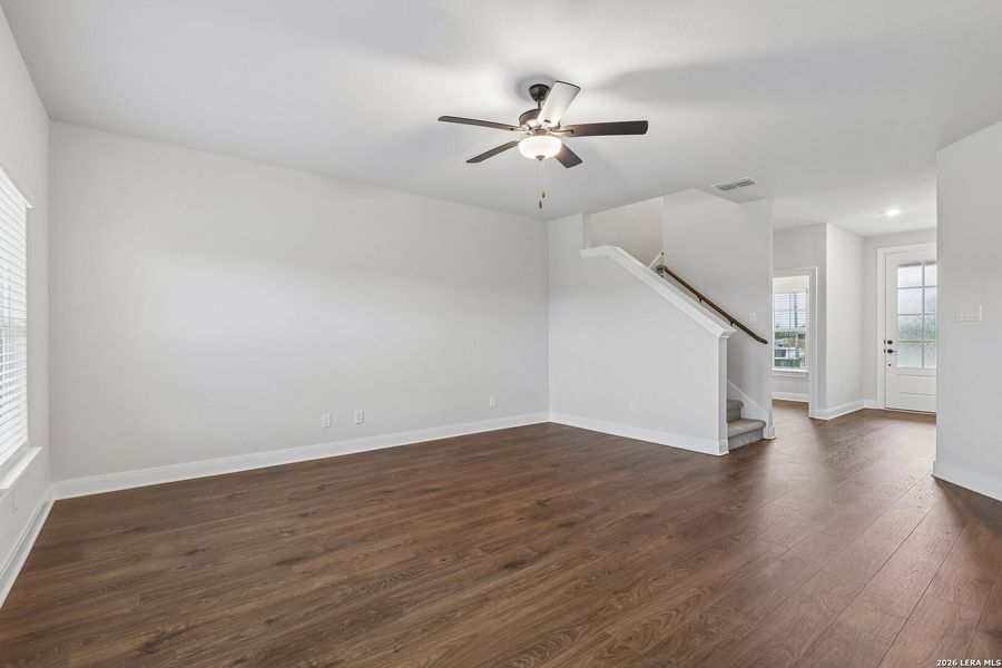 Spacious, unfurnished interior of a new home in Hightop Ridge, Converse (Image 36).