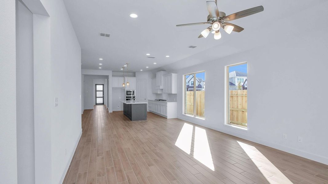 Spacious, unfurnished interior of a new home in Audubon, Magnolia (Image 12). Spacious, unfurnished interior of a new home in Audubon, Magnolia (Image 12).