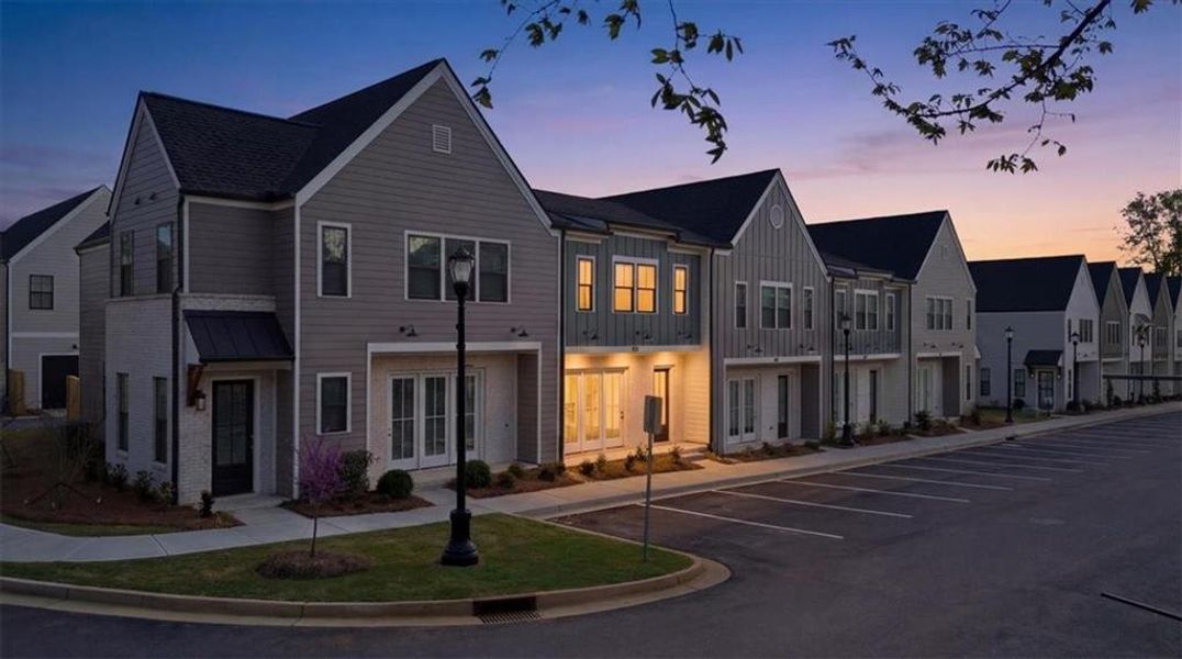 Front exterior of a new home in , Braselton, GA, highlighting curb appeal (Image 2). Front exterior of a new home in , Braselton, GA, highlighting curb appeal (Image 2).