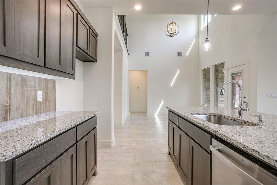 Furnished interior view inside a new home in , Fort Worth (Image 11).