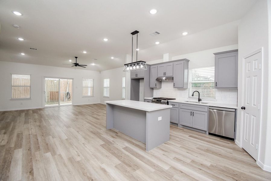 Furnished interior view inside a new home in , Houston (Image 6).