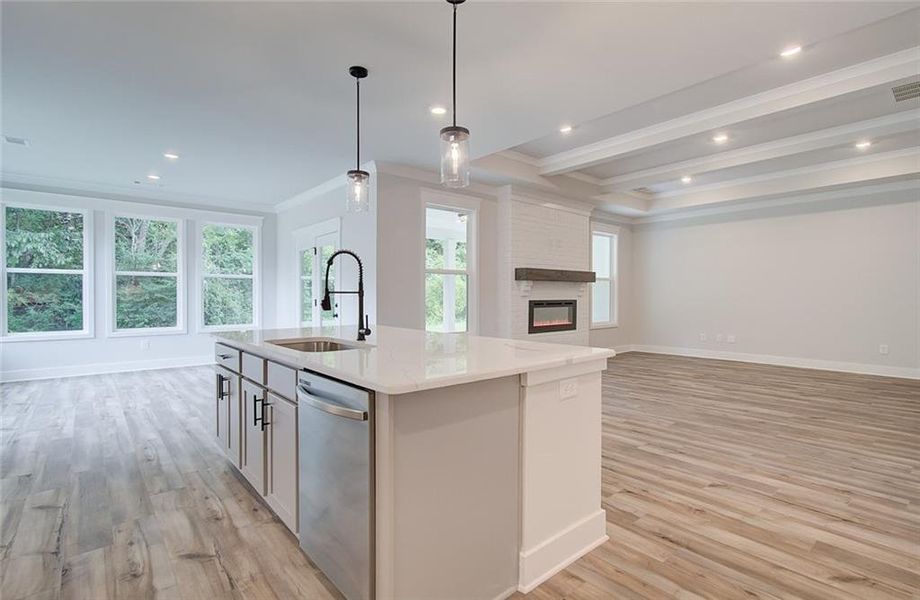 Furnished interior view inside a new home in Fowler Farms, Auburn (Image 7).