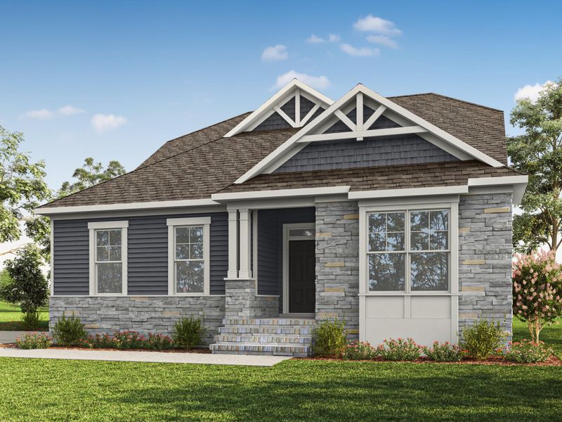 Representative exterior photo of a completed home built from the Wescott by Eastwood Homes in Redland, Advance, NC (Image 6).