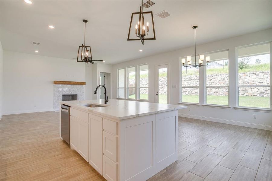 Furnished interior view inside a new home in Whitestone Crest, Benbrook (Image 10).