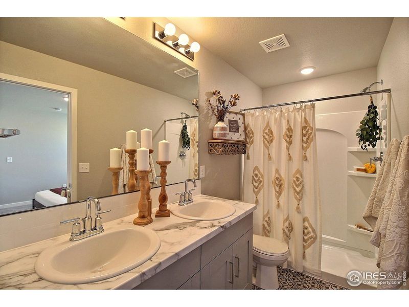 Furnished interior view inside a new home in Liberty Draw, Evans (Image 16).